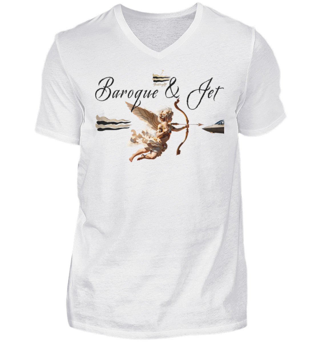 Divine & Baroque  - V-Neck Shirt for Men