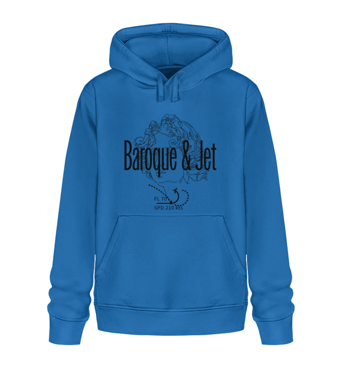 Contrainte baroque et aérospatiale - Sweat à capuche bio unisexe 2.0 ST/ST