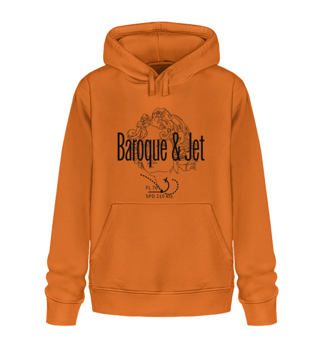 Contrainte baroque et aérospatiale - Sweat à capuche bio unisexe 2.0 ST/ST