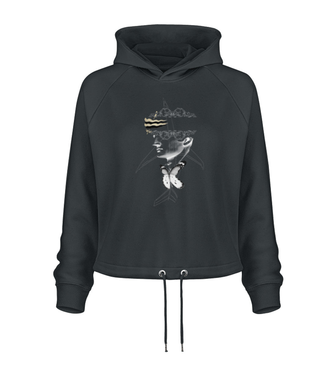 CRJ Portrait & Butterfly   - Stella Bower Hoodie ST/ST