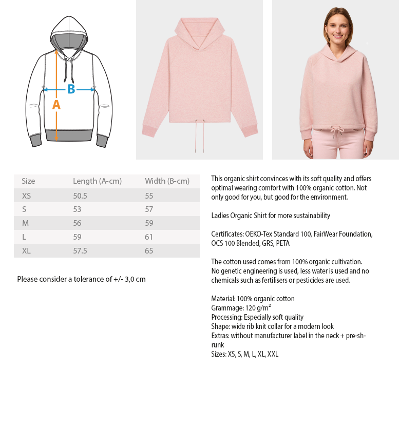 CRJ Portrait & Butterfly   - Stella Bower Hoodie ST/ST