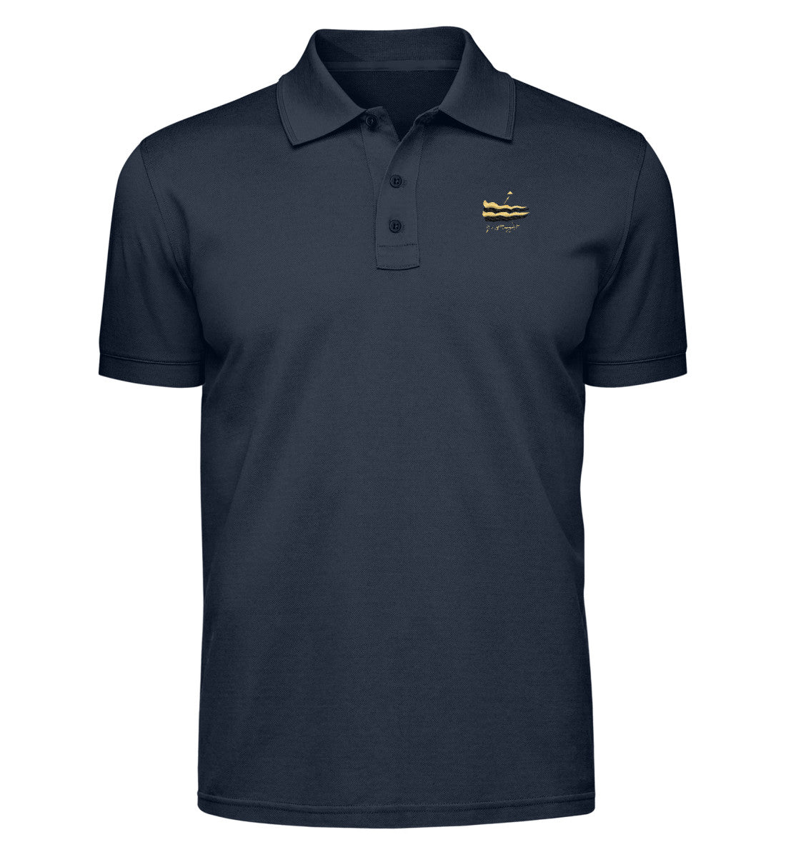 Navy Polo Shirt Logo  Embroidery   - Polo Shirt