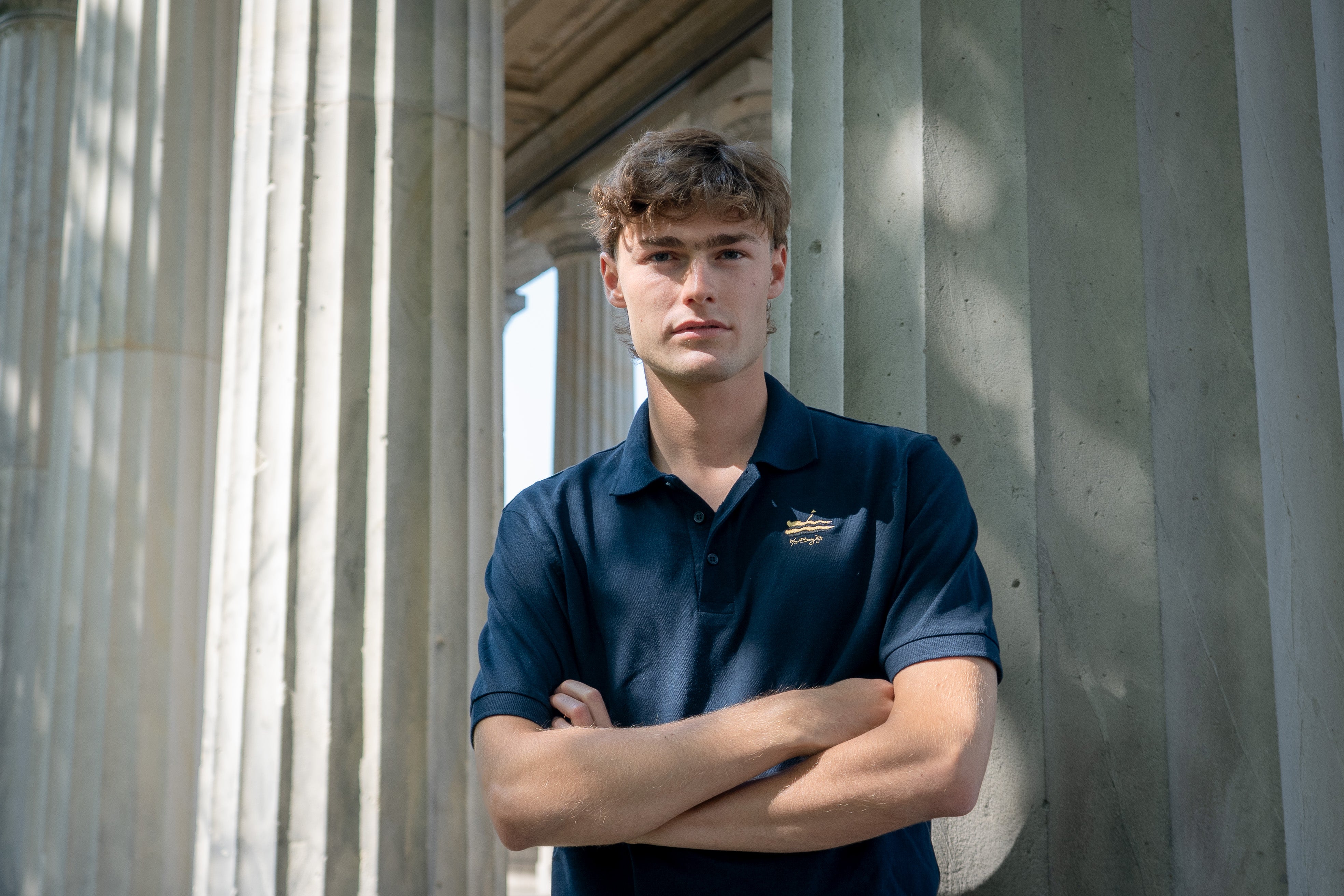 Navy Polo Shirt Logo  Embroidery   - Polo Shirt