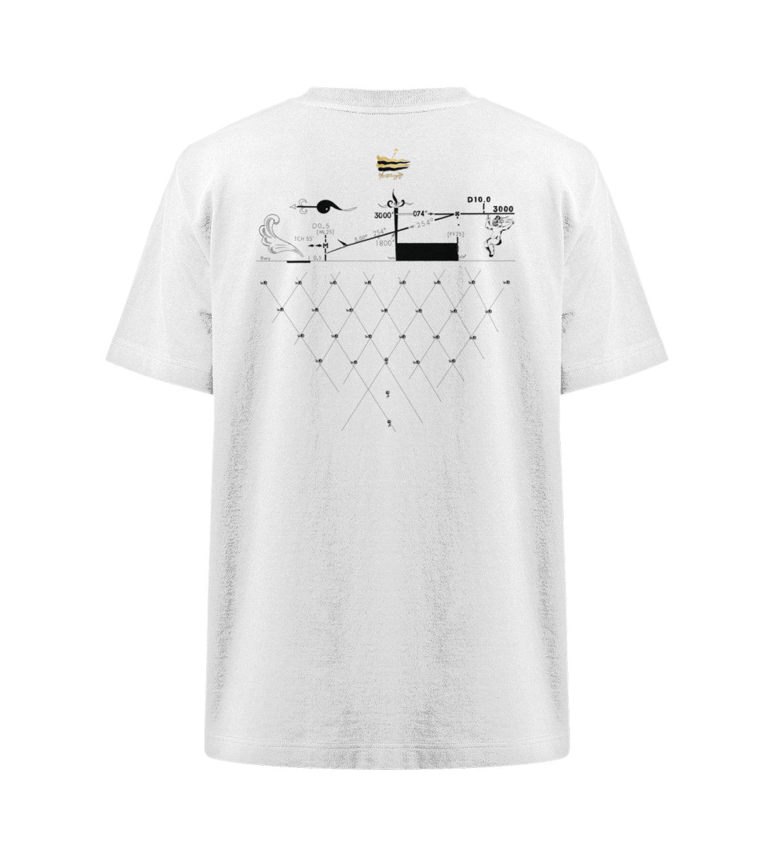 T-shirt Blanc Homme - Freestyler Heavy Oversize T-Shirt ST/ST 