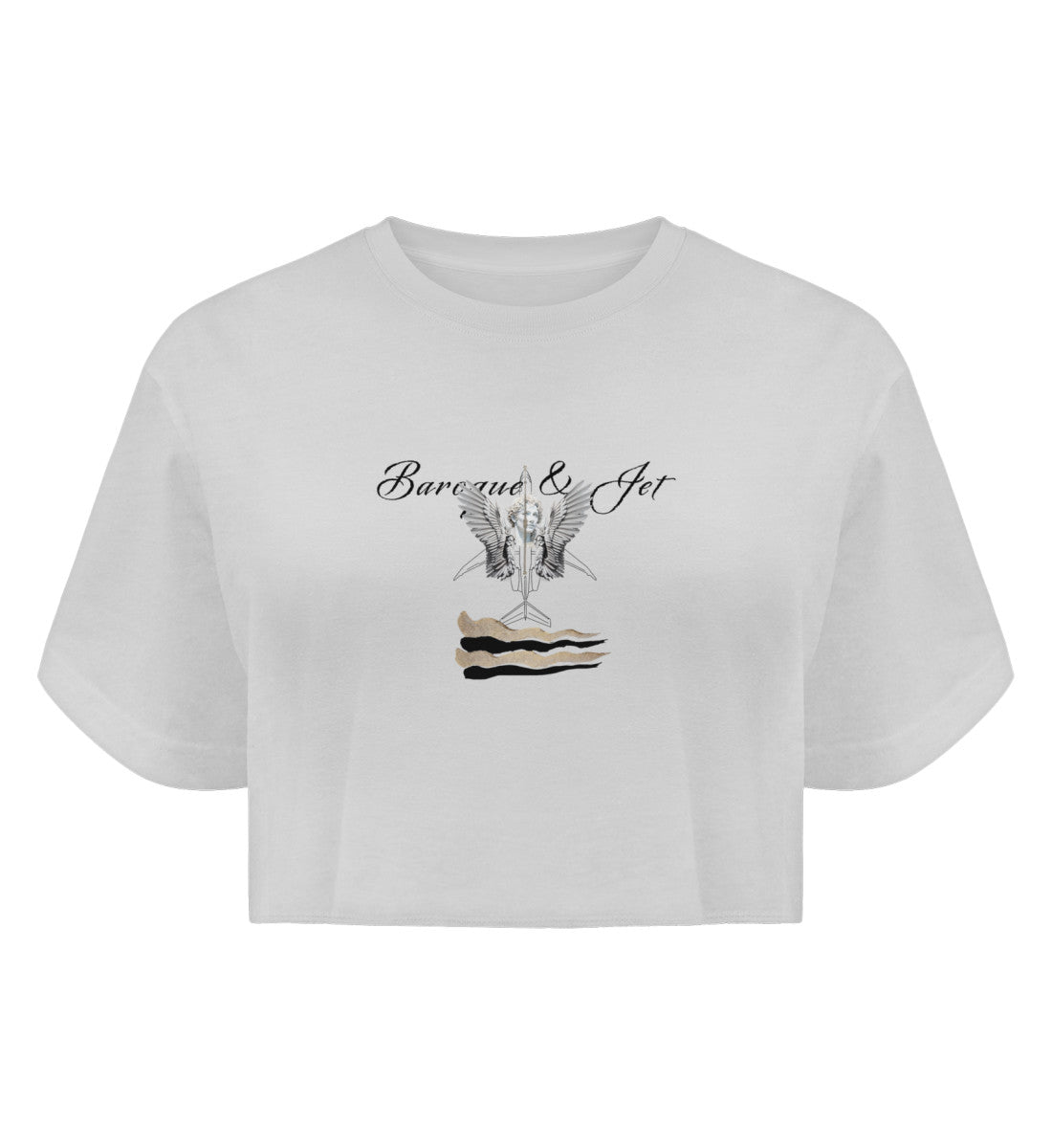 Wings CRJ   - Boyfriend Organic Crop Top