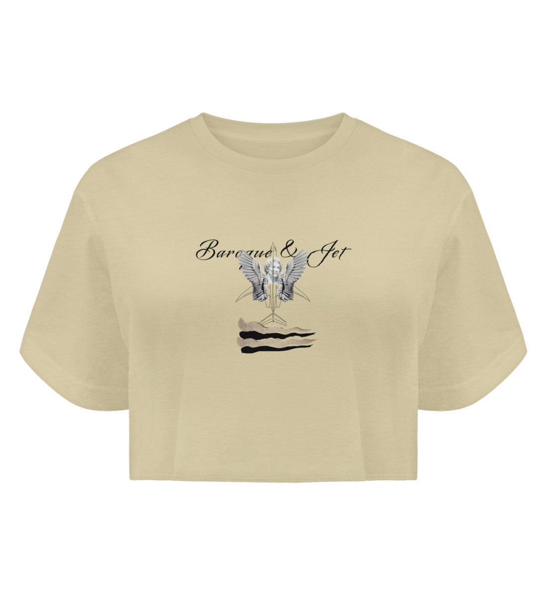 Wings CRJ   - Boyfriend Organic Crop Top